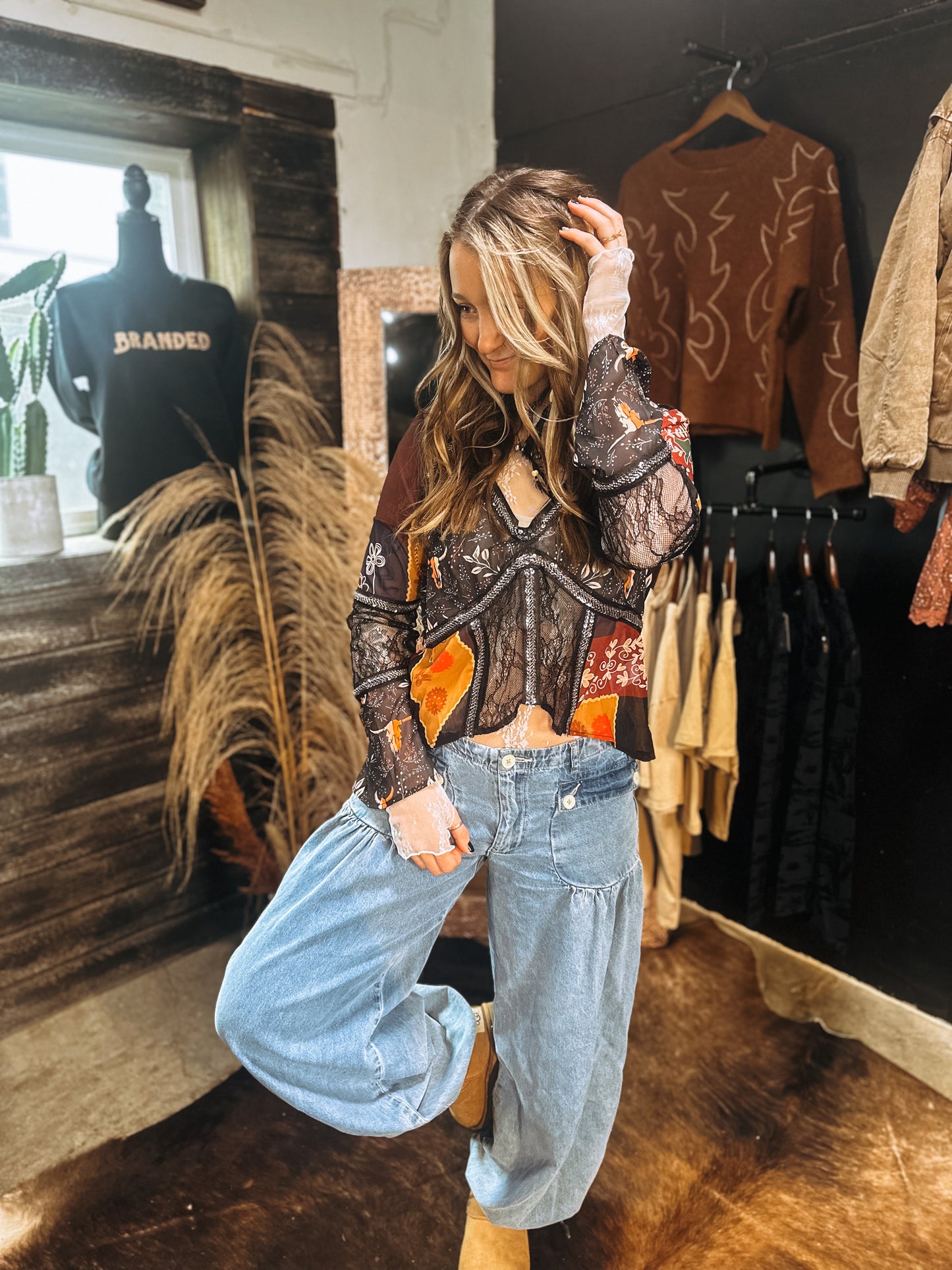 Bull Skull Blouse