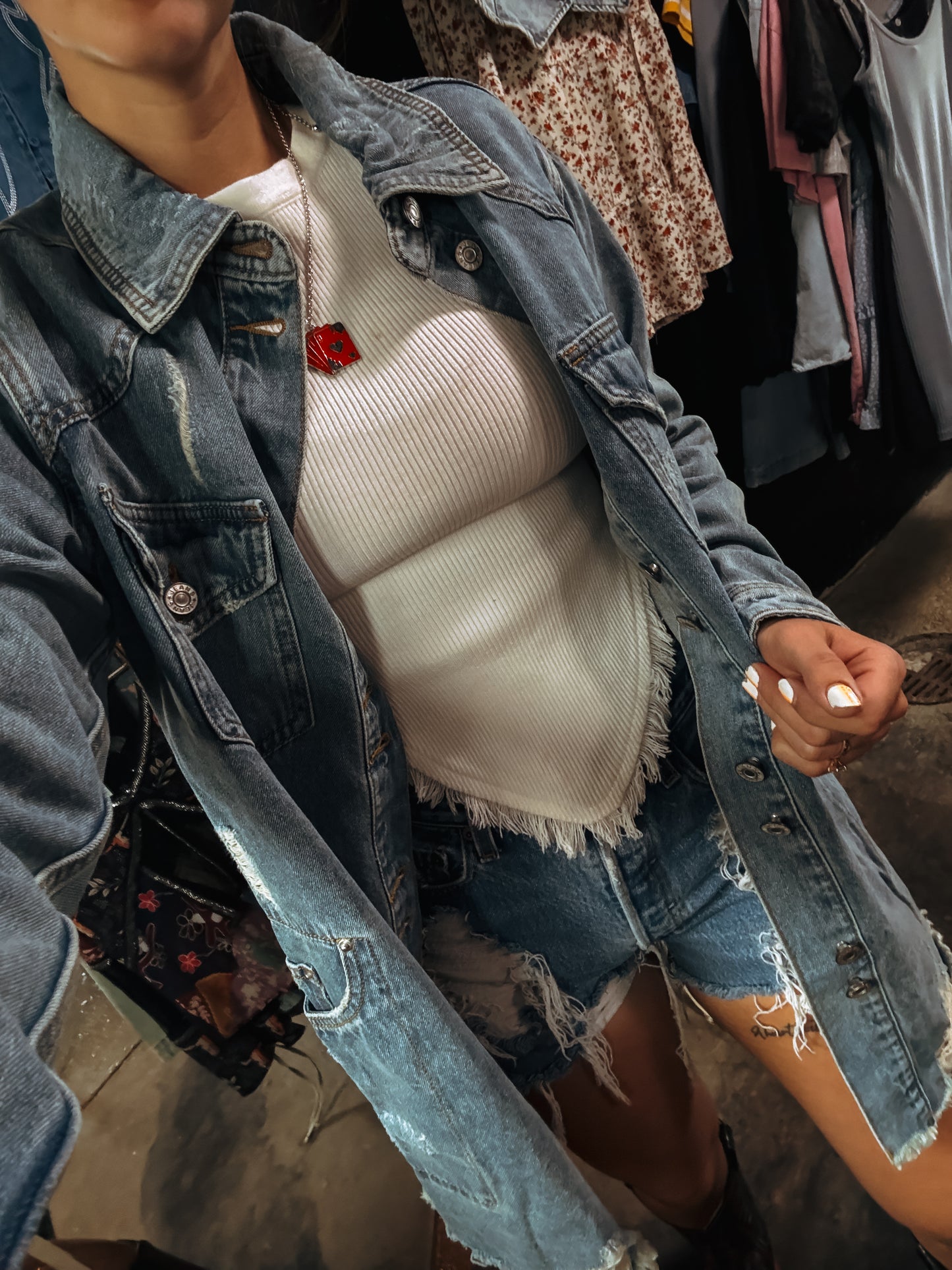 Denim Oversized Jacket