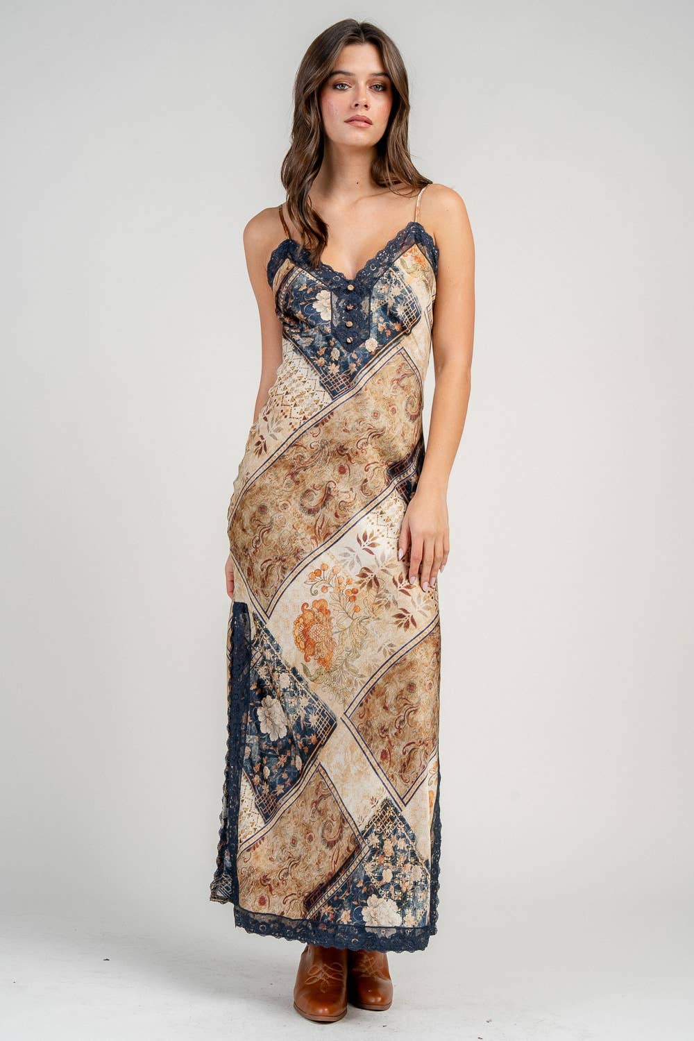 Silk & Lace Slip dress