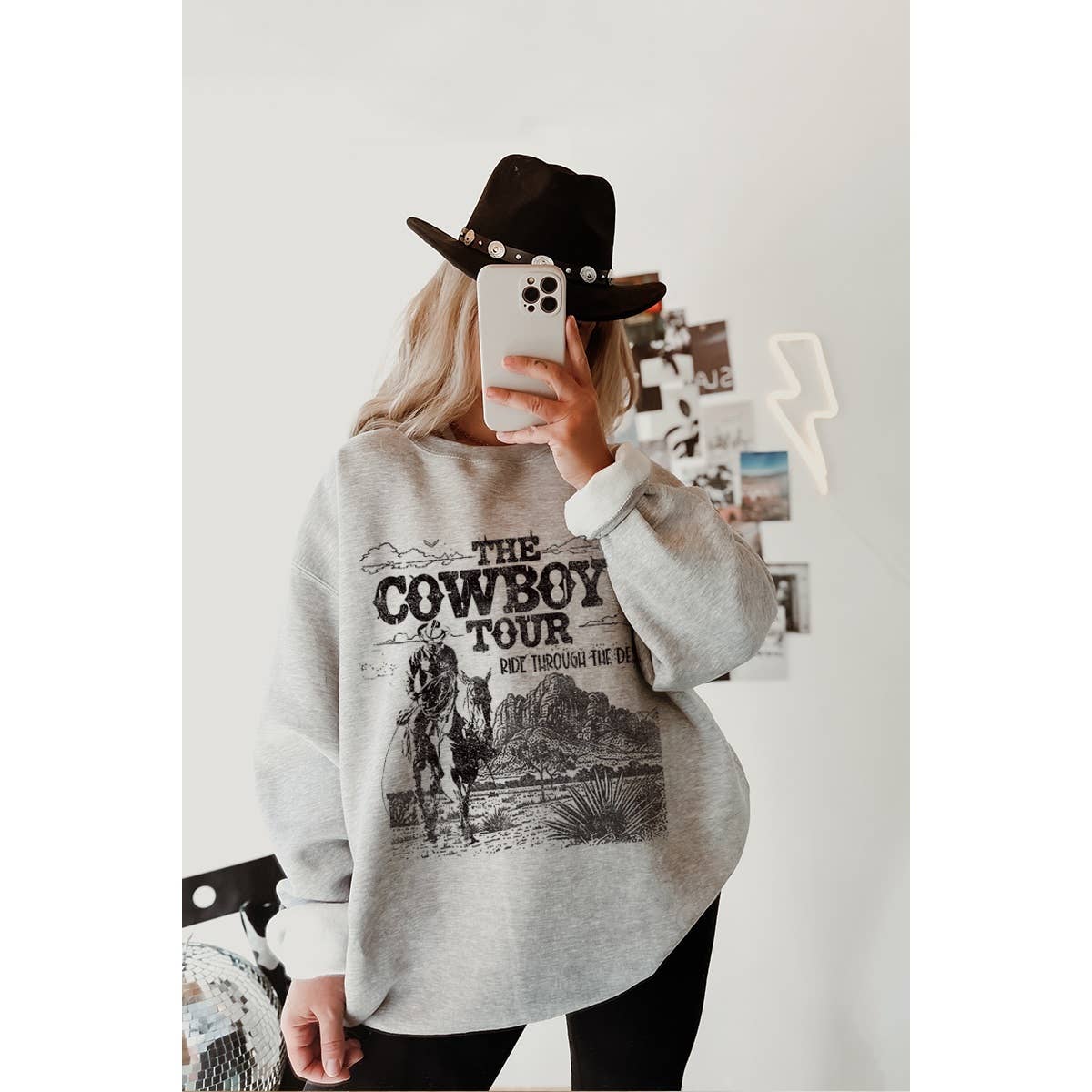 Cowboy Tour Crewneck