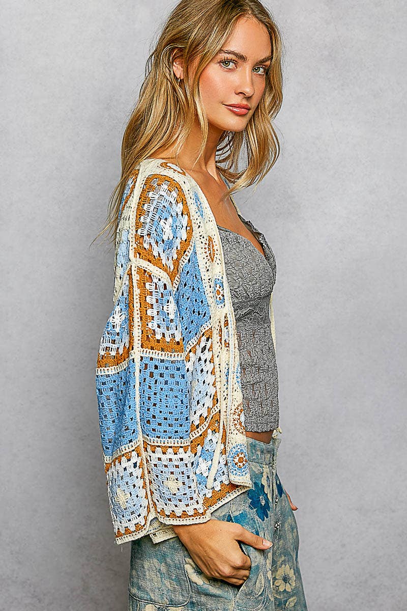 Crochet Cardigan Top