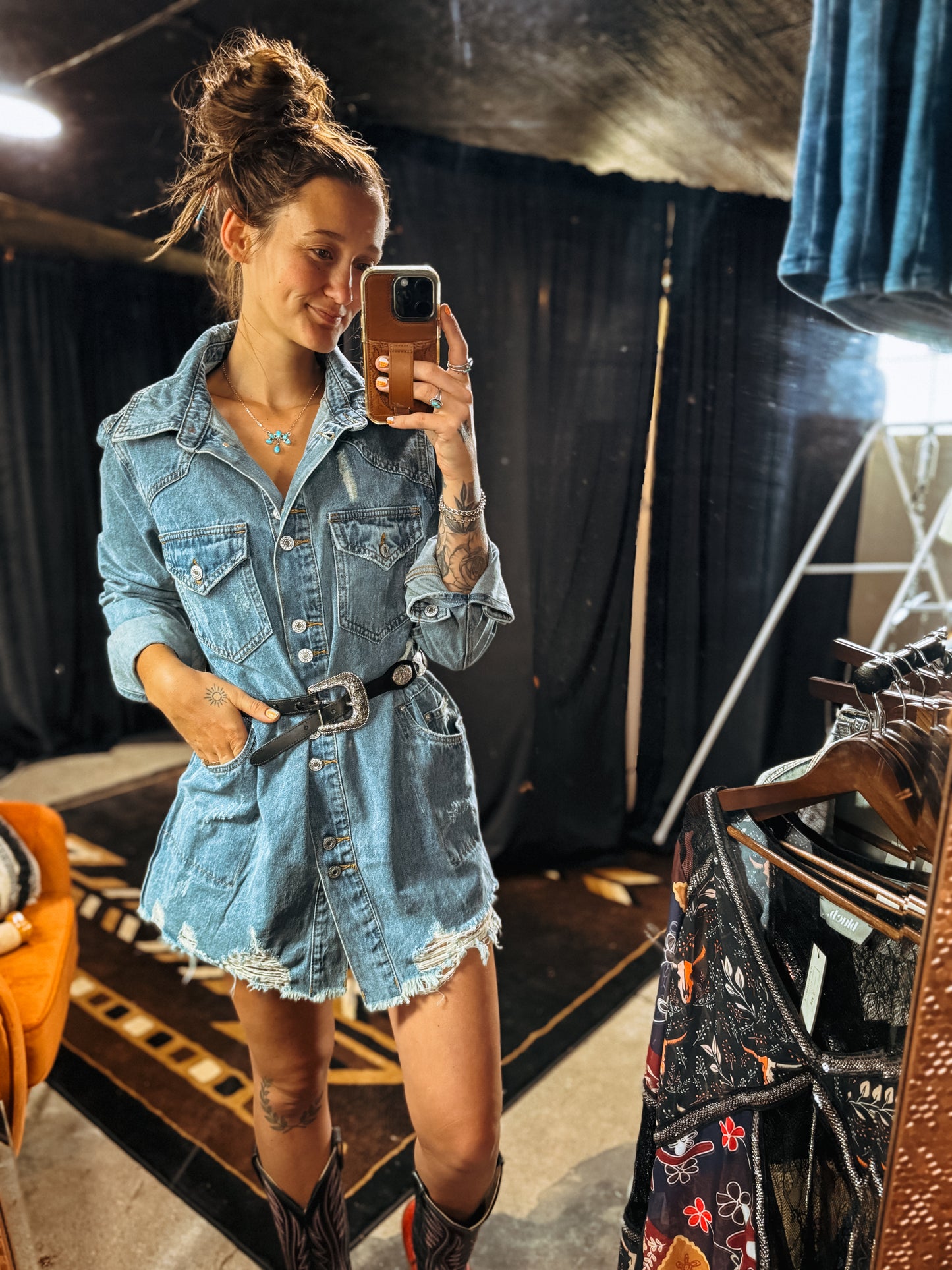 Denim Oversized Jacket