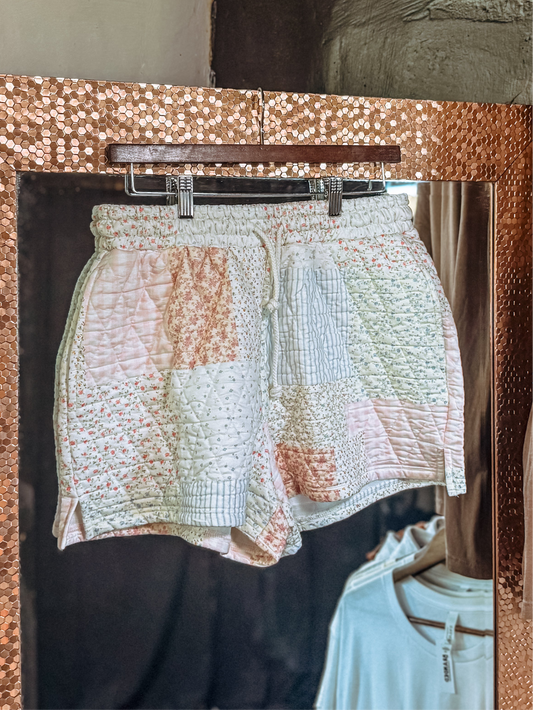 Quilted Pastel Shorts