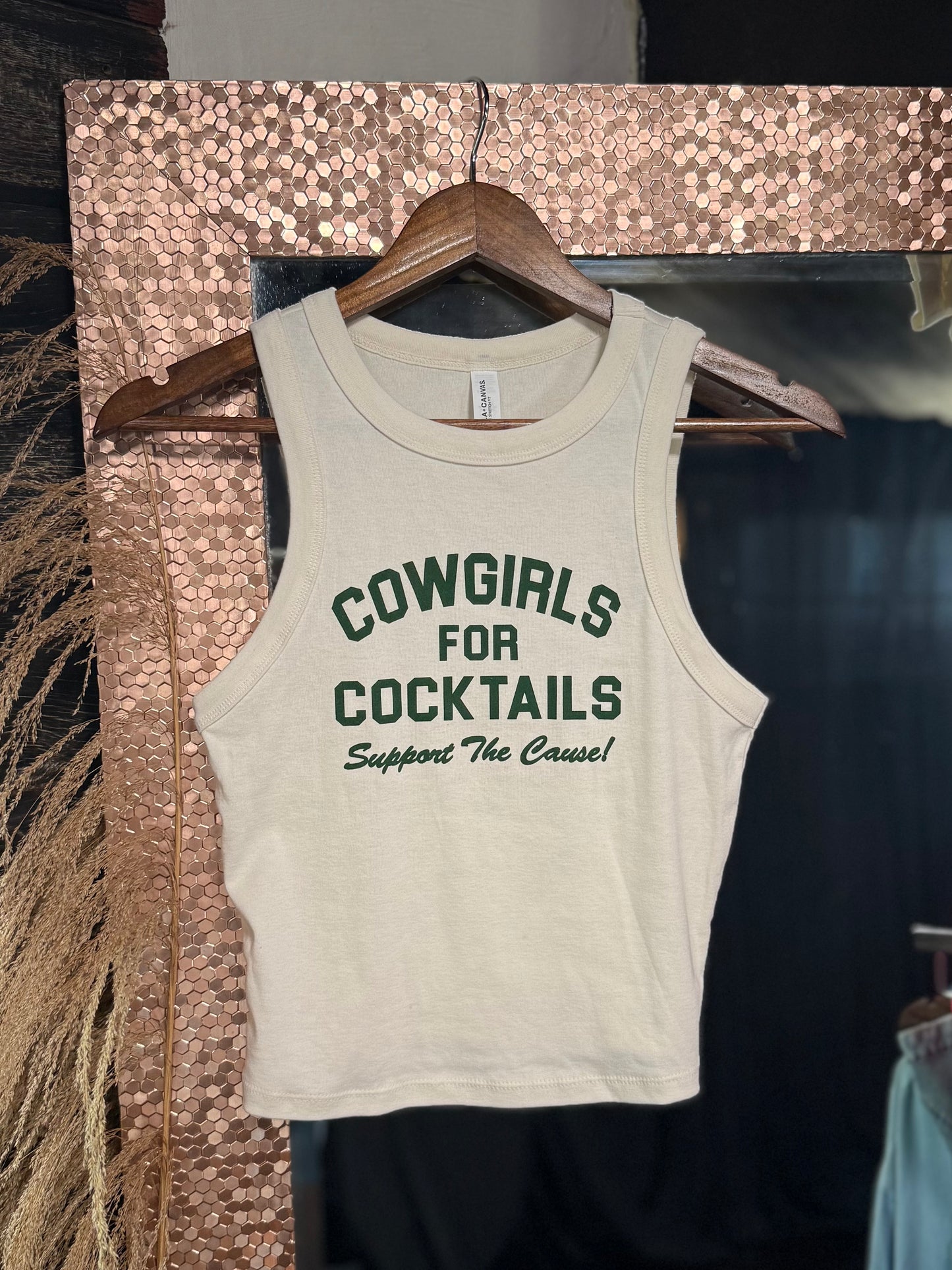 COWGIRLS FOR COCKTAILS TANK