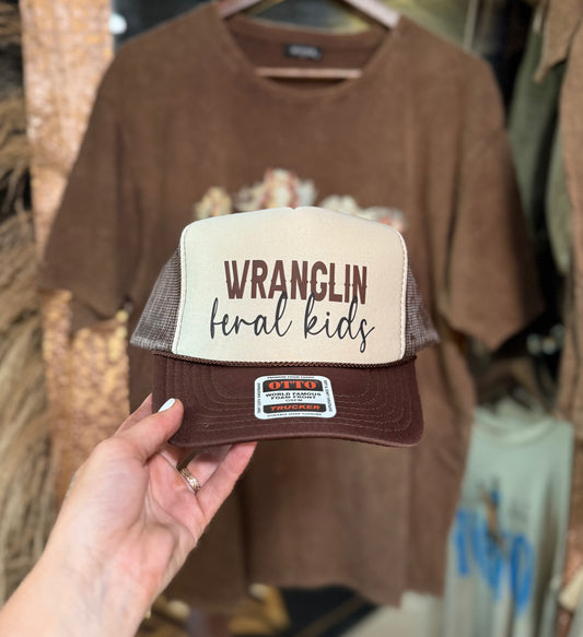 Wranglin Feral Kids Trucker Hat